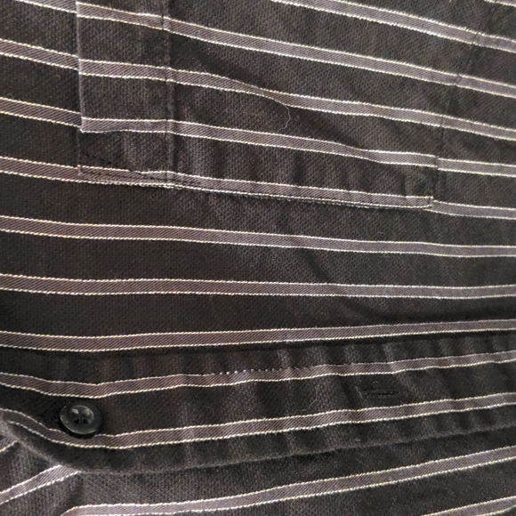 Black long sleeve dress shirt - Picture 4 of 4